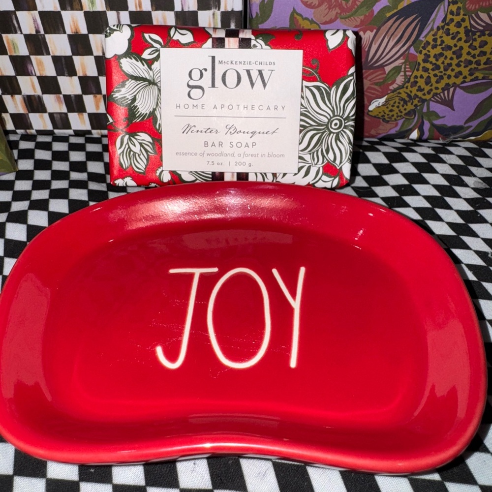 Mackenzie Childs & Rae Dunn Soap Set - Picture 2 of 7